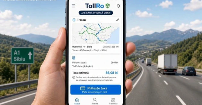 CNAIR: Platforma TollRo va putea fi utilizată începând cu 1 octombrie 2026