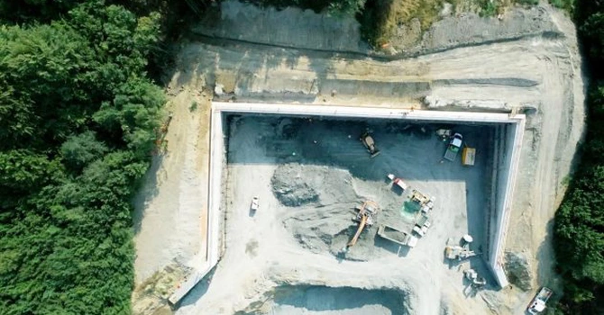 FOTO Autostrada A1 Sibiu – Pitești: Cum arată lucrările pregătitoare la cel mai lung tunel