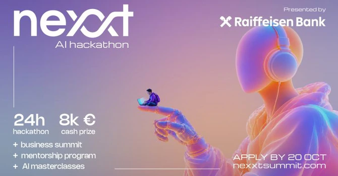 NEXXT AI Hackathon 2026: peste 50 de echipe construiesc soluții de AI la București. Premiile includ 8.000 de euro în numerar și beneficii în natură de 30.000 de euro