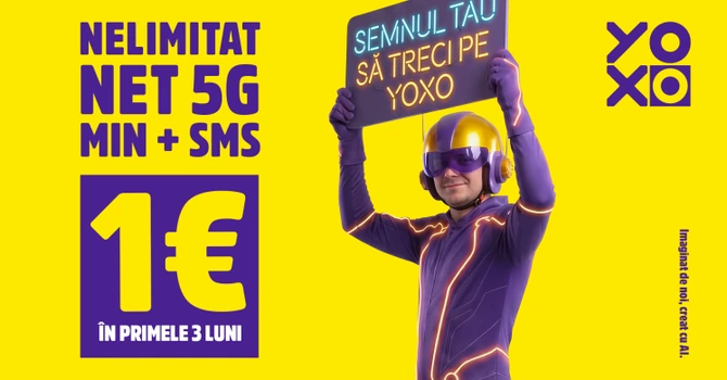 Orange anunță ofertă de 1 euro pe lună cu totul inclus pentru abonamentul Yoxo