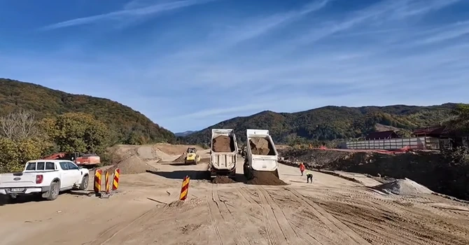 Autostrada Sibiu – Pitești: Lucrările la cea mai lungă secțiune au ajuns la stadiul de 18,89%