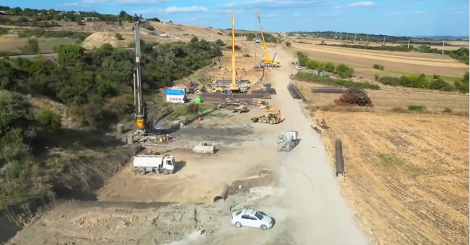 Calea ferată București – Giurgiu: Lucrările de modernizare au ajuns la stadiul de 19%