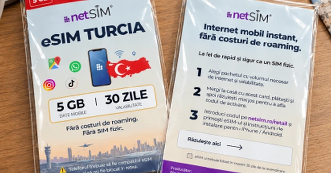 Premieră pe piața din România: se pot cumpăra eSIM-uri de la casele de marcat. Lista țărilor și prețurile