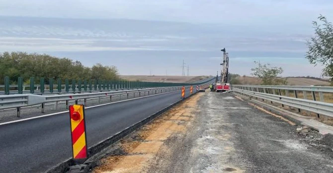 Noi restricții de circulație pe o autostradă din vestul României