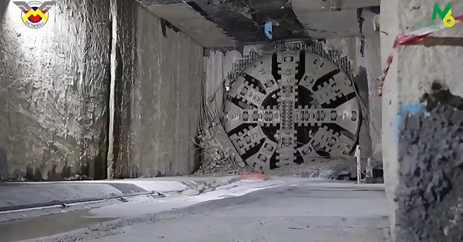 VIDEO Metroul de Otopeni: „Cârtița” Sfânta Maria a ajuns la stația Expoziției