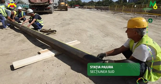VIDEO Metroul de Otopeni: Lucrările la cea mai avansată secțiune au ajuns la 76% în septembrie