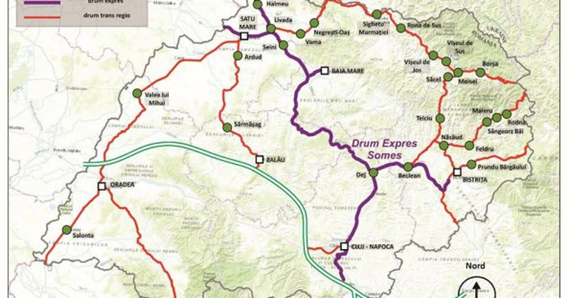 Cinci oferte au fost depuse la licitația pentru realizarea studiului de fezabilitate al Drumului Expres Cluj Napoca – Dej