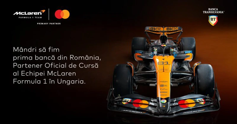 Bancă românească pe cele mai tari monoposturi din Formula 1: Banca Transilvania a devenit partener McLaren la marele premiu al Ungariei