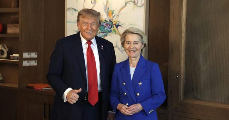 Ursula von der Leyen se va întâlni duminică în Scoția cu Donald Trump, pentru a discuta despre taxe vamale și un acord comercial nou