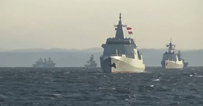 China şi Rusia încep exerciţii navale comune în Marea Japoniei