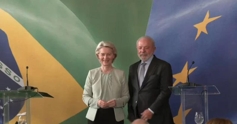 Președintele brazilian Lula și Ursula von der Leyan s-au întâlnit la Rio de Janeiro înainte de semnarea acordului UE-Mercosur. „Este o înțelegere foarte bună pentru lumea democratică și multilateralism”