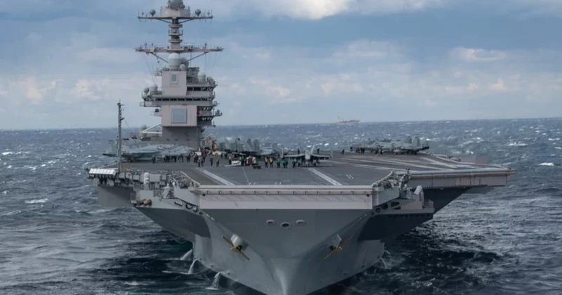 Cel mai mare portavion al SUA, USS Gerald Ford, va pleca în curând din Orientul Mijlociu