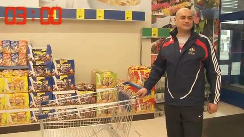 Ce a cumpărat gratis un bucureştean în 3 minute. VIDEO