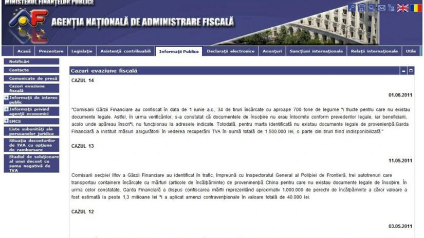 Licitaţia de peste 12 mil. euro pentru întreţinerea serverelor ANAF la nivel naţional a fost blocată