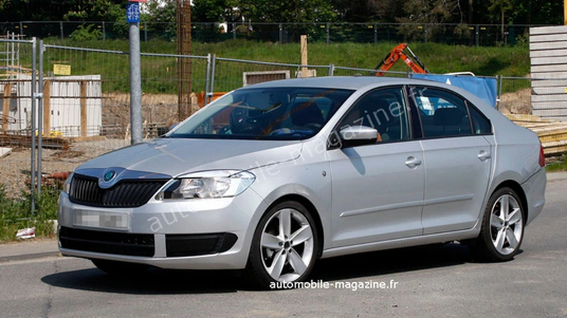 Cum arată cea mai nouă Skoda - Rapid. FOTO