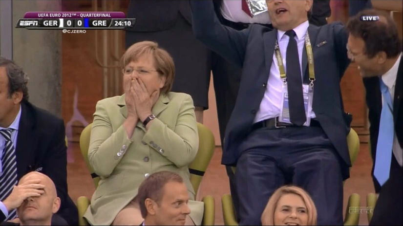 Angela Merkel despre sfertul Germania-Grecia: Un meci formidabil!