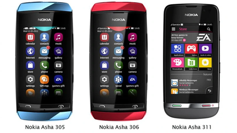 Nokia a scos trei telefoane ieftine cu touchscreen
