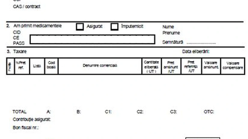 CNAS: Peste 5,5 milioane de reţete au fost prescrise electronic din 1 iulie