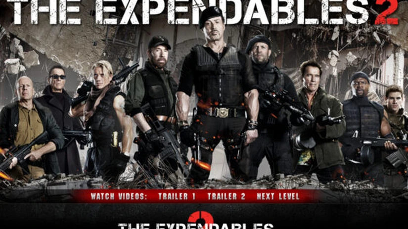 Stallone şi Schwarzenegger, pe primul loc în box office-ul nord-american cu 