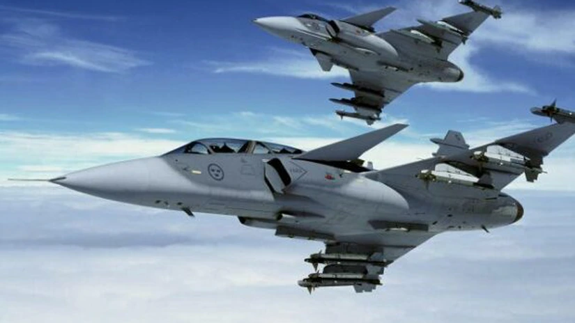 Contraoferta suedeză la F-16 second hand: avioane SAAB Gripen noi, în rate, cu offset
