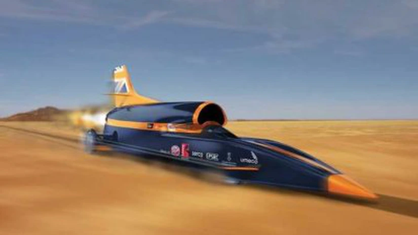 Cel mai nou automobil supersonic vrea să ajungă la 1.000 mile /oră