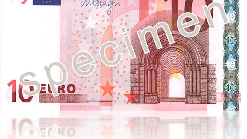 Noua bancnotă de 10 euro va intra în circulaţie peste trei luni