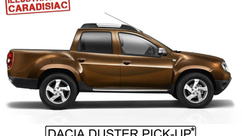 Apare Dacia Duster pick-up. Nu va fi produsă în România
