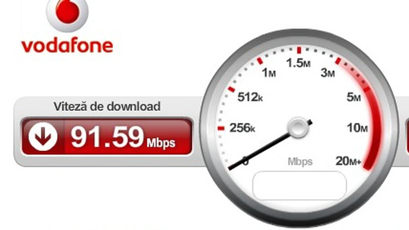 Vodafone a ridicat viteza la internet la 100 Mbps