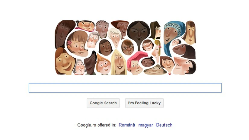 Google sărbătoreşte azi Ziua Femeii cu un logo special