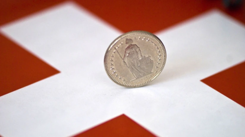 Francul elveţian s-a depreciat faţă de euro la minimul ultimului an