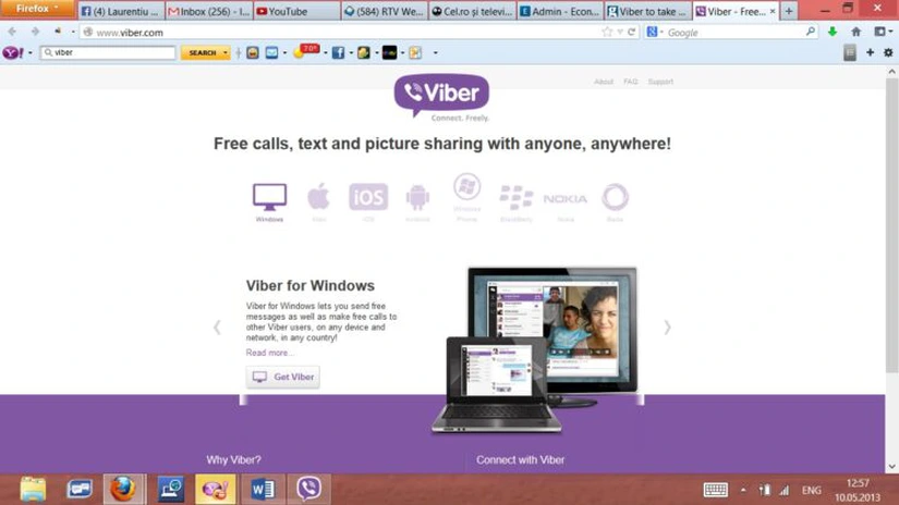 Viber în luptă cu Skype: aplicaţie pentru apeluri audio-video pentru desktop