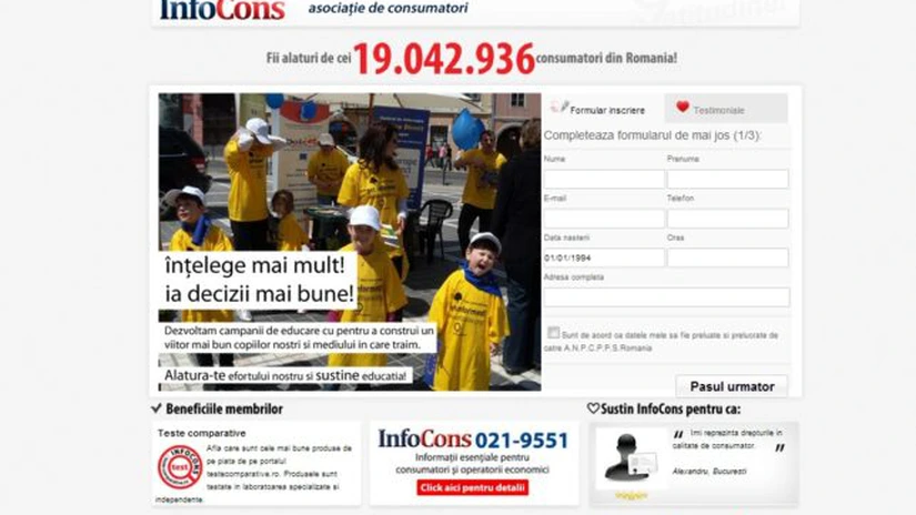 Telefonul de protecţia consumatorilor a ajuns la un ONG