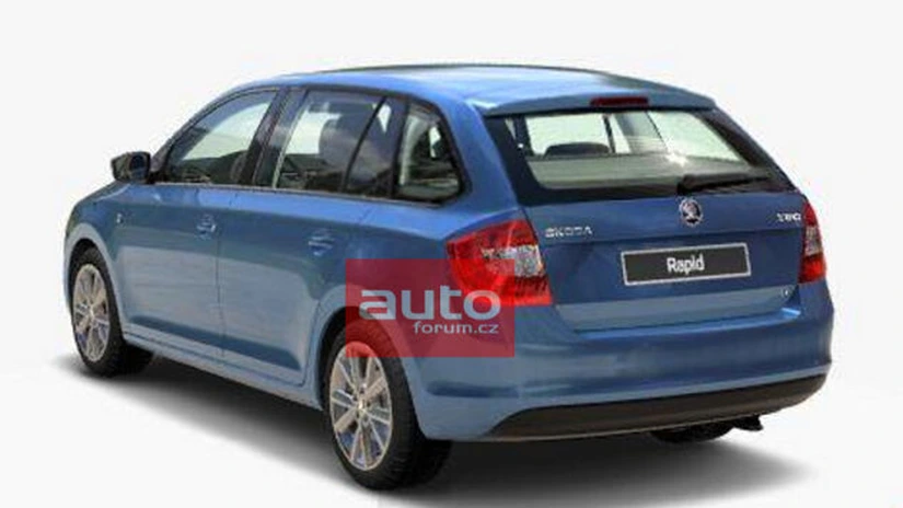 Skoda scoate un nou model, Rapid Spaceback. GALERIE FOTO