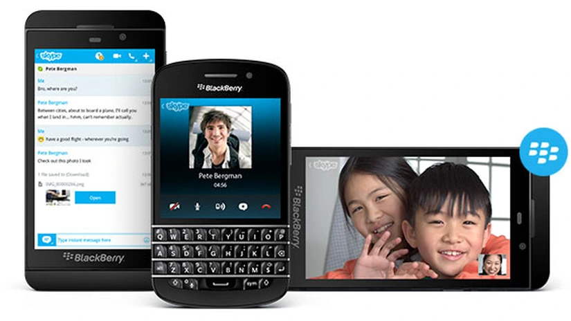 Moare BBM? BlackBerry introduce Skype pe modelele Z10 şi Q10