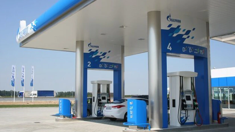 Gazprom deschide 25 de benzinării în Bucureşti, până în 2015
