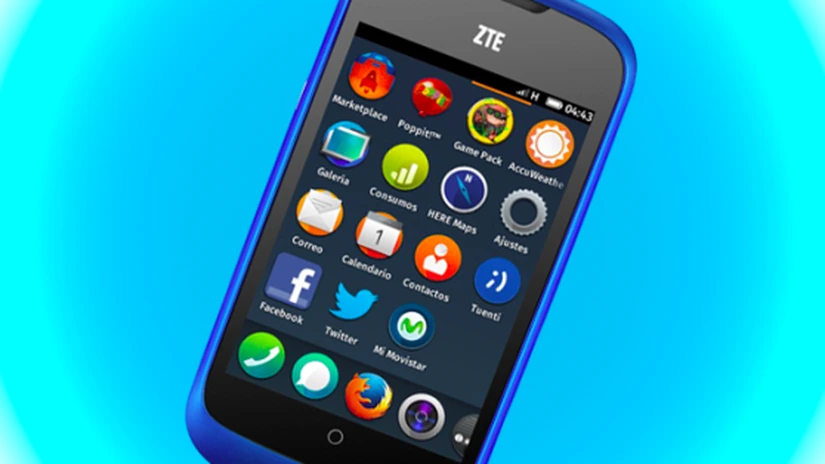 Compania chineză ZTE pune în vânzare pe eBay un smartphone ieftin care operează cu Firefox