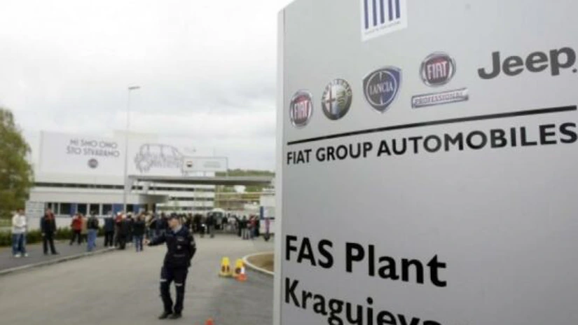 Fiat a oprit producţia la uzina din Serbia