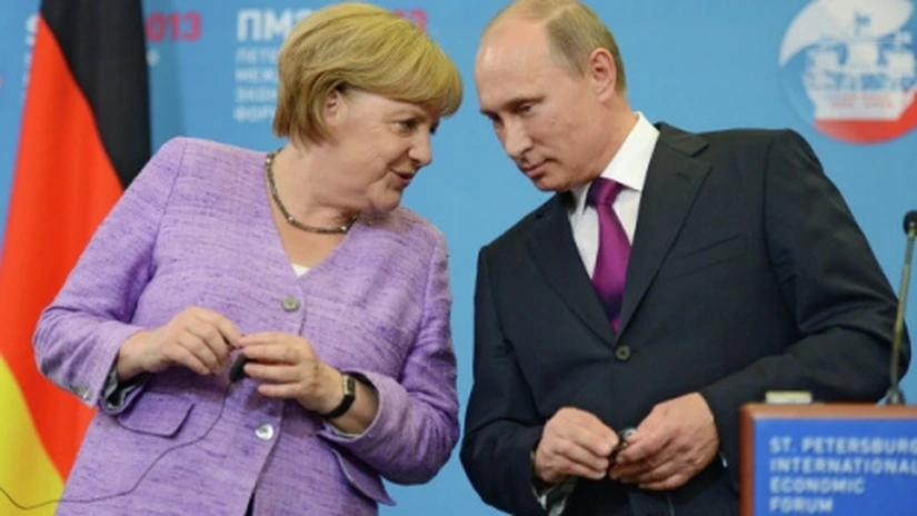 Ucraina: O nouă discuţie telefonică între Angela Merkel şi Vladimir Putin