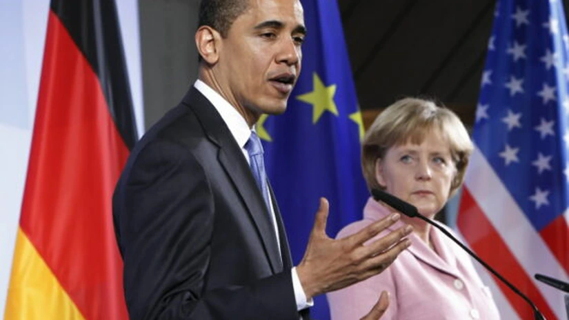Obama şi Merkel au discutat telefonic despre scandalul de spionaj, Ucraina şi Iran