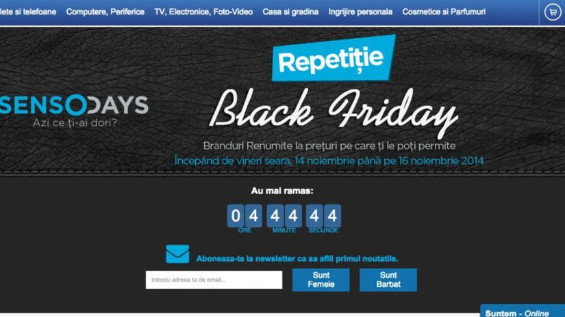 SensoDays dă startul repetiției de Black Friday. Reduceri de până la 80%