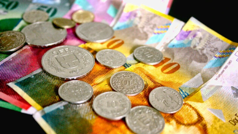 Elveţia: Valoarea depozitelor a crescut semnificativ după eliminarea pragului minim de 1,20 franci pentru un euro