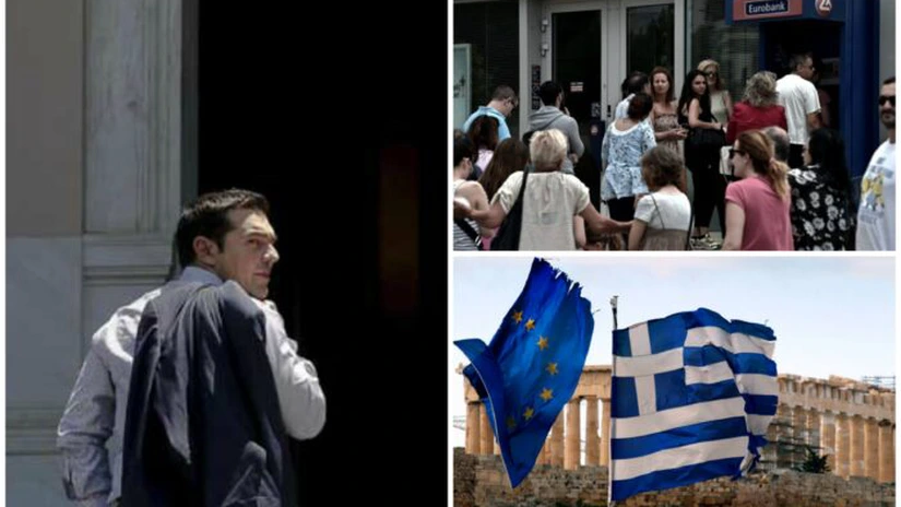 Grecia: Băncile ar putea rămâne închise mâine - 35% din bancomate au rămas fără bani. Referendumul, aprobat de parlament