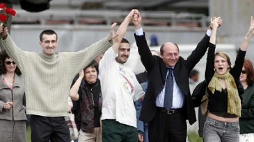 Traian Băsescu şi Vasile Blaga, la Înalta Curte de Casaţie şi Justiţie