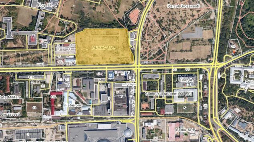 Skanska a cumpărat o parte din terenul fostei fabrici Pumac din Bucureşti