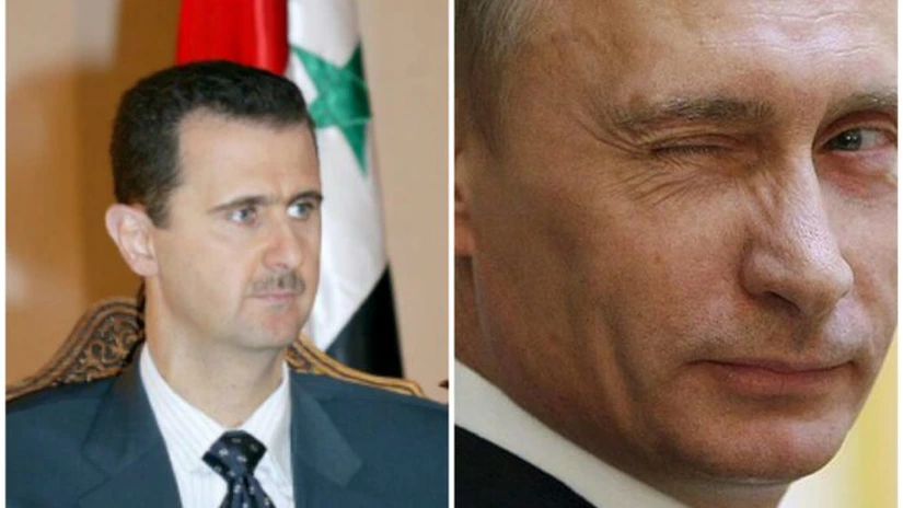 Bashar al-Assad şi Vladimir Putin s-au întâlnit marţi seară la Moscova