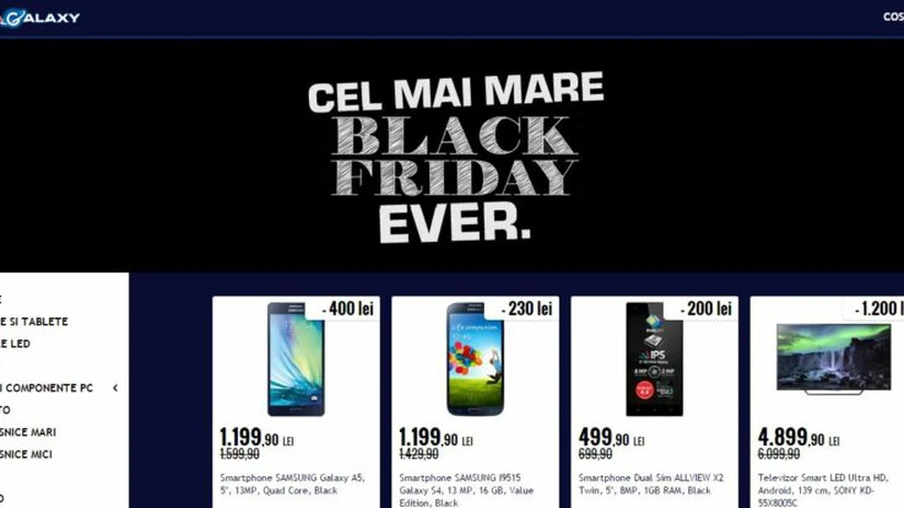 Black Friday 2015: Media Galaxy va avea reduceri timp de 32 de zile. A început astăzi