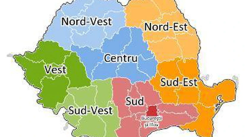 Regiunile Sud Muntenia, Sud-Vest Oltenia şi Centru vor avea cea mai mare creştere economică în 2016