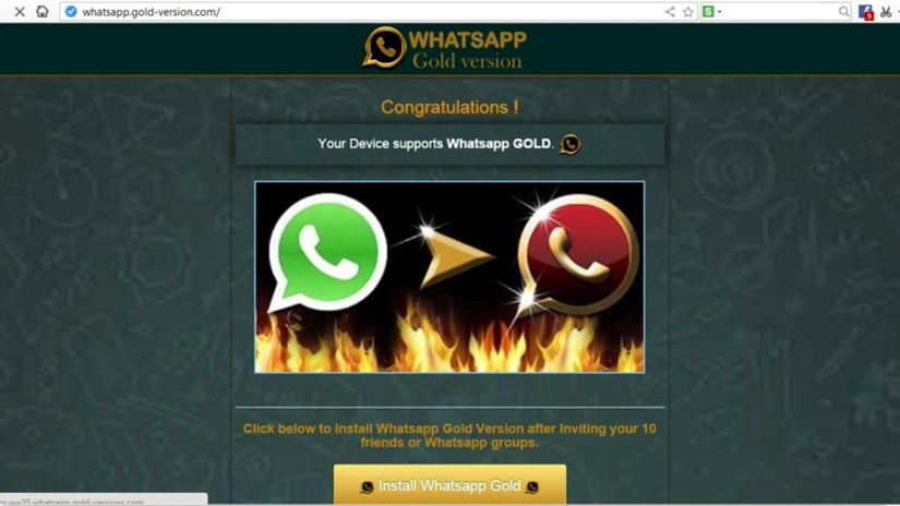 Utilizatorii de WhatsApp păcăliţi să descarce malware în telefoanele mobile printr-o versiune 