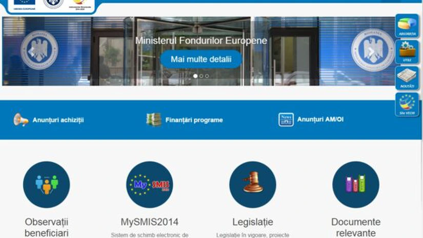 Ghinea: Sistemul informatic pentru fonduri europene MySMIS va avea 5 module funcţionale până în luna octombrie