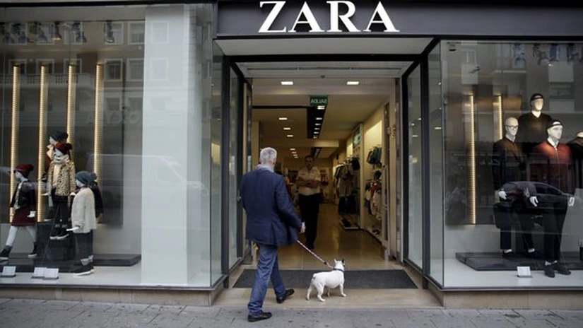 Grupul spaniol Inditex, proprietarul Zara, a raportat o creştere de 6% a profitului trimestrial